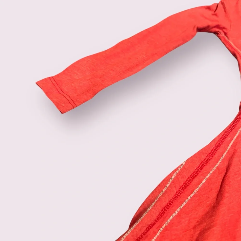 Girls Trunk Ltd Vibrant Red The Beatles John Lennon Long Sleeve Dress Size 5